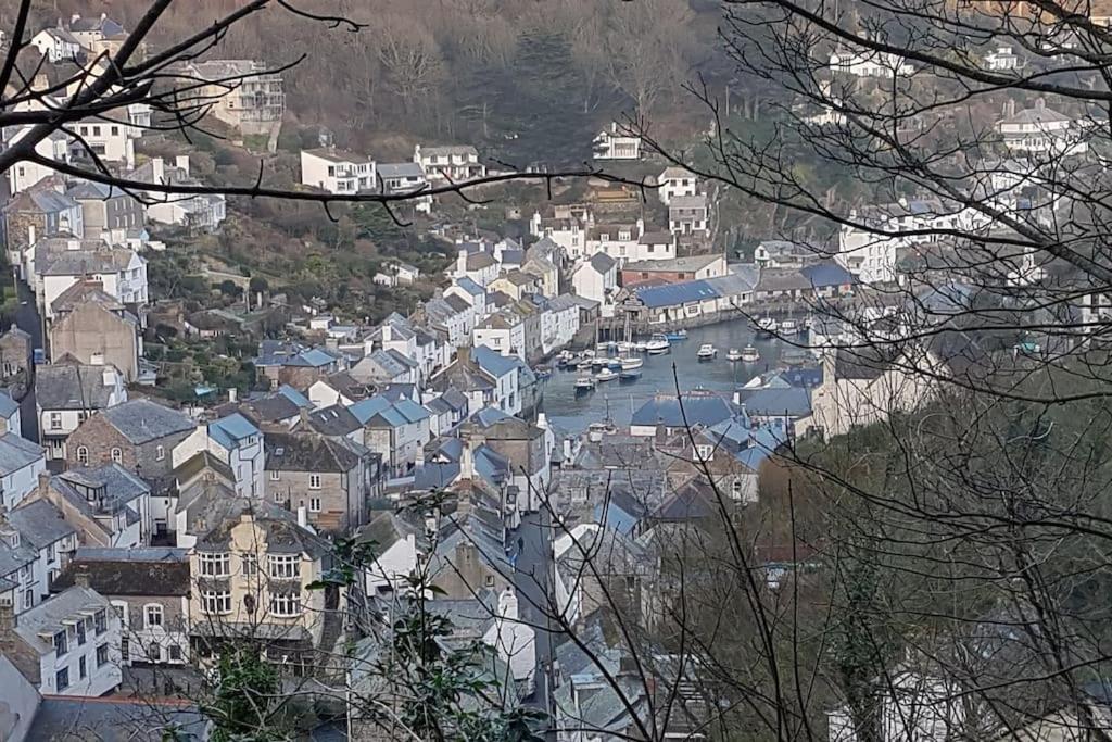 Bijou Coastal Apartment In Polperro With Hot Tub Onsite Parking Downhill Walk To Village Екстер'єр фото