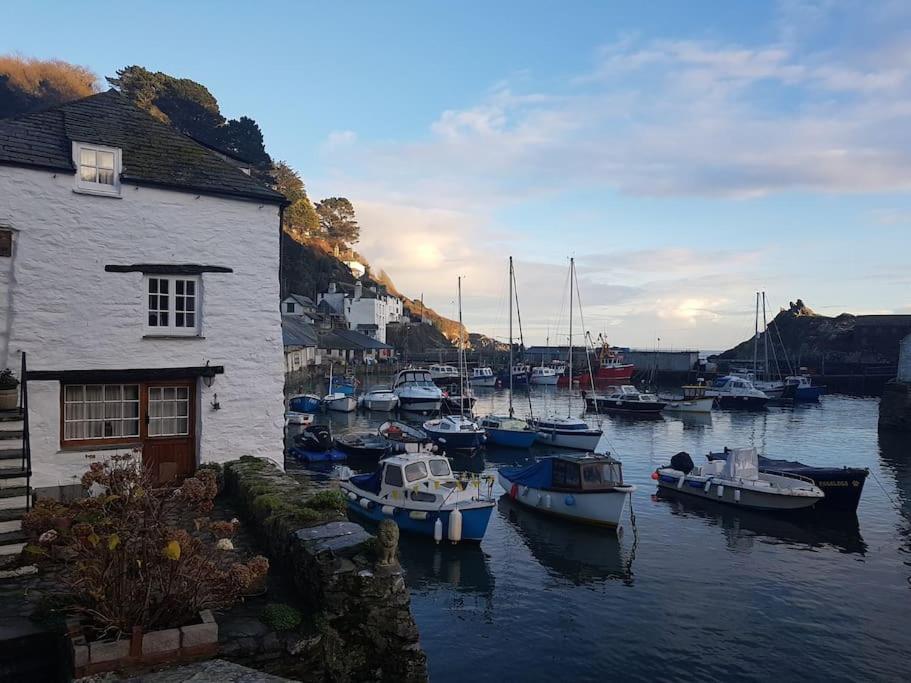 Bijou Coastal Apartment In Polperro With Hot Tub Onsite Parking Downhill Walk To Village Екстер'єр фото