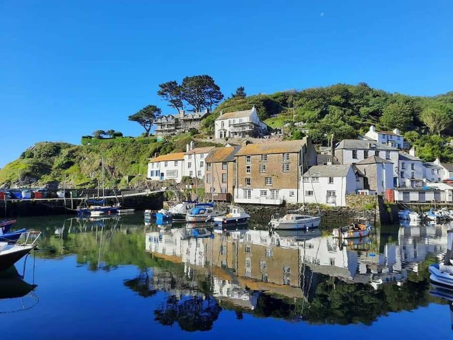 Bijou Coastal Apartment In Polperro With Hot Tub Onsite Parking Downhill Walk To Village Екстер'єр фото